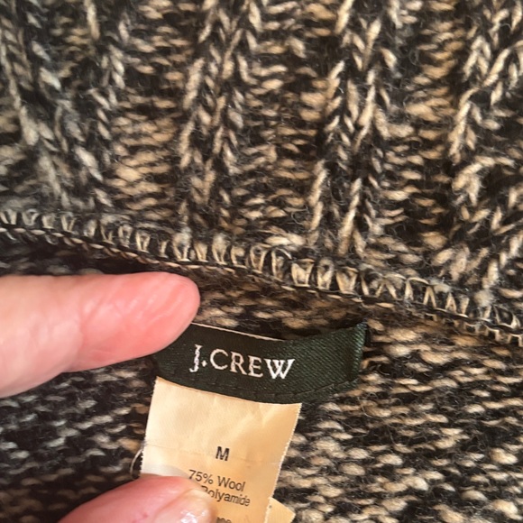 J CREW 75% wool Gray Button-Up Cardigan Sweater medium - Picture 5 of 7
